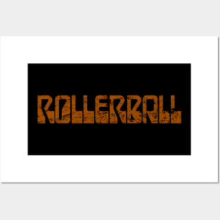 Rollerball – Logo (weathered and worn) Posters and Art